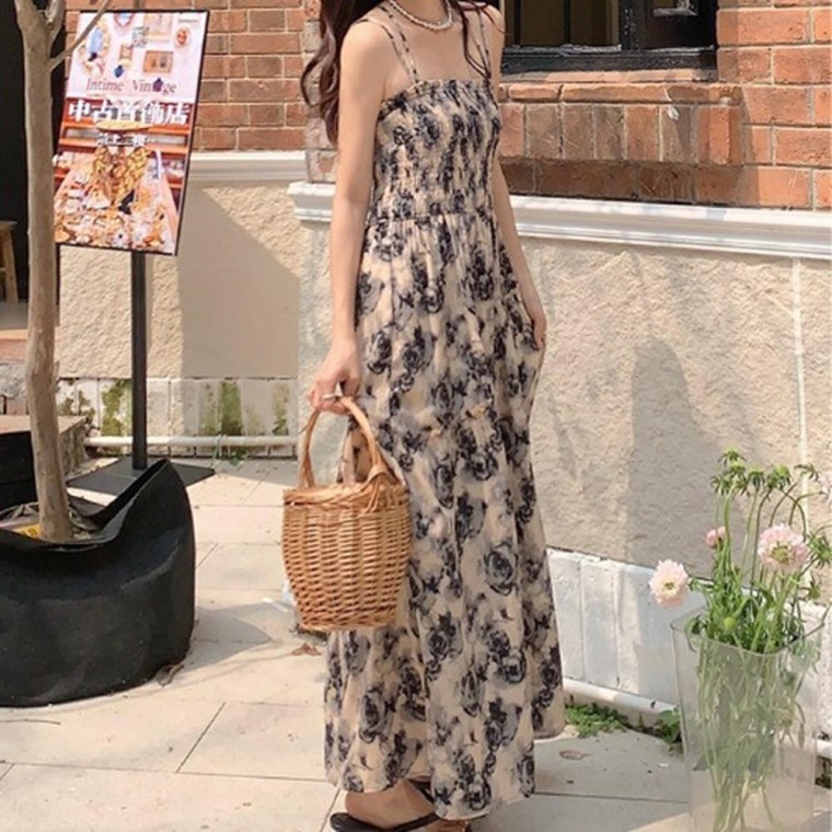 데이트 면 봄 빅사이즈 가성비 캐쥬얼원피스 여성 - 상품 이미지