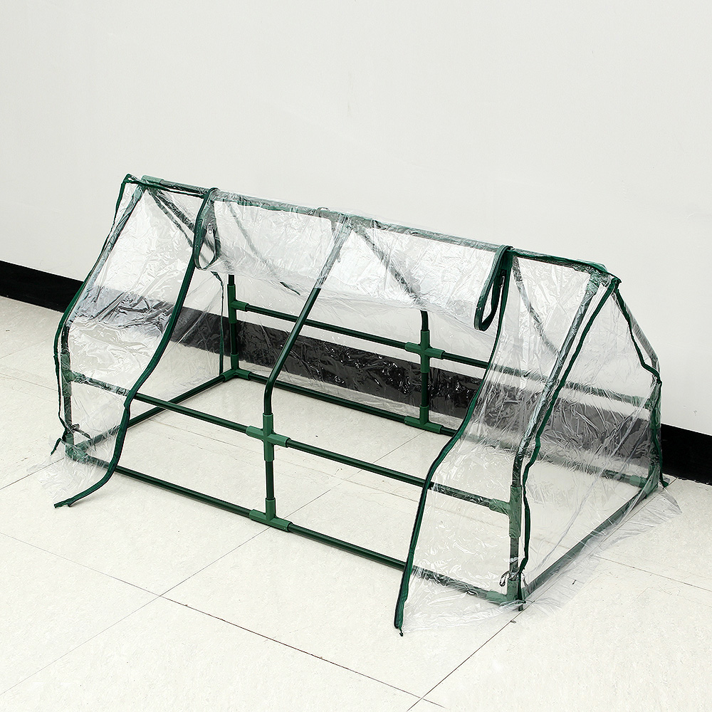 팜데이 조립식 소형 비닐하우스 120x 60 cm (삼각 지붕) 미니 온실 가정용 - 상품 이미지