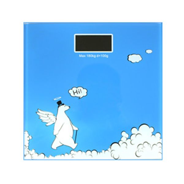 파란 천사곰 디지털 체중계 몸무게 저울 스마트 전자체 아날로그 채중계 전자저울 측정기 - 상품 이미지