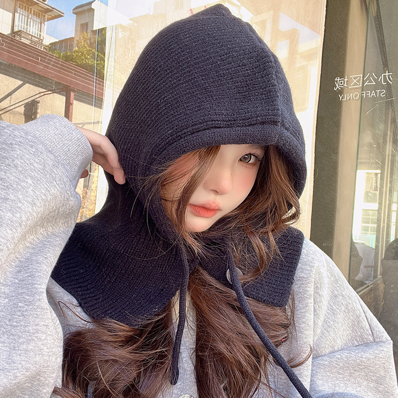 워머 바라클라바 후드워머 방한워머 버튼 후드 방한 MFNC-030083 - 상품 이미지