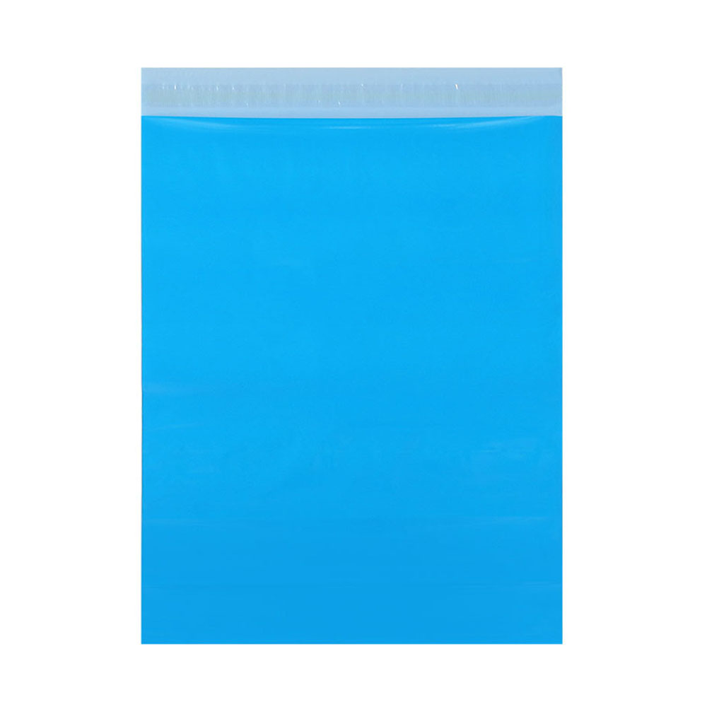 LDPE 택배 포장 봉투 100매( 38x 44 cm) (블루) 비닐 봉지 포장지 - 상품 이미지