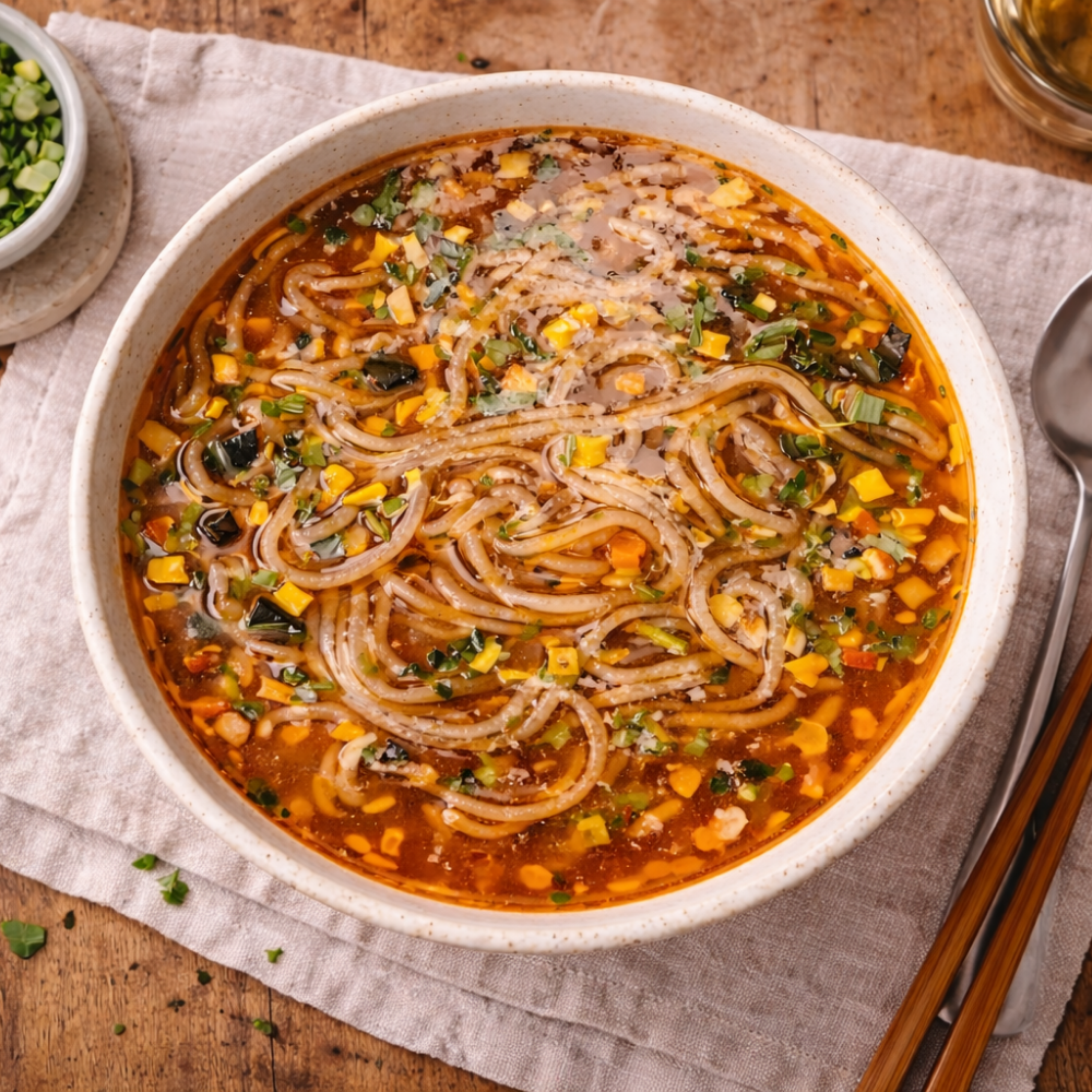 곤약라면 저칼로리라면 매운맛 칼로리낮은 바로먹는 발효곤약 두부면 350g, 16개 이미지 6