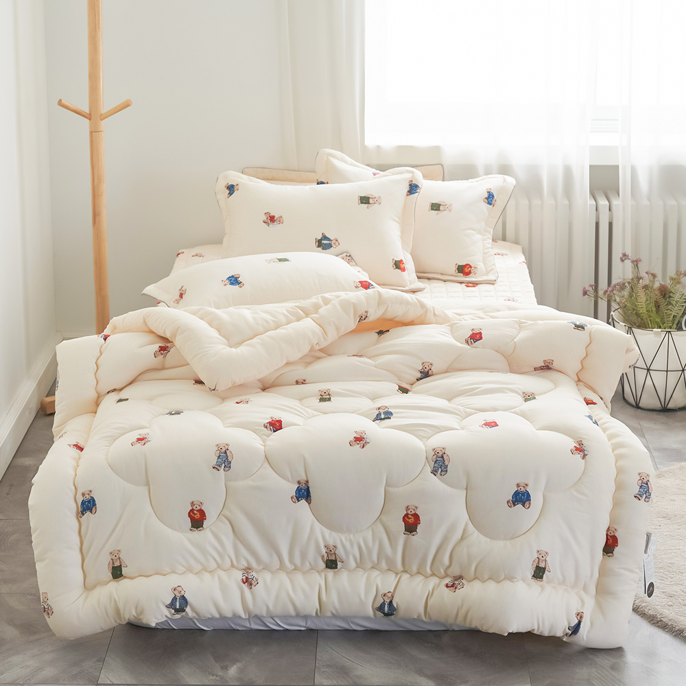 국내생산 사계절 먼지없는 기숙사 어린이 이불세트 SS (패드+이불+베게커버)