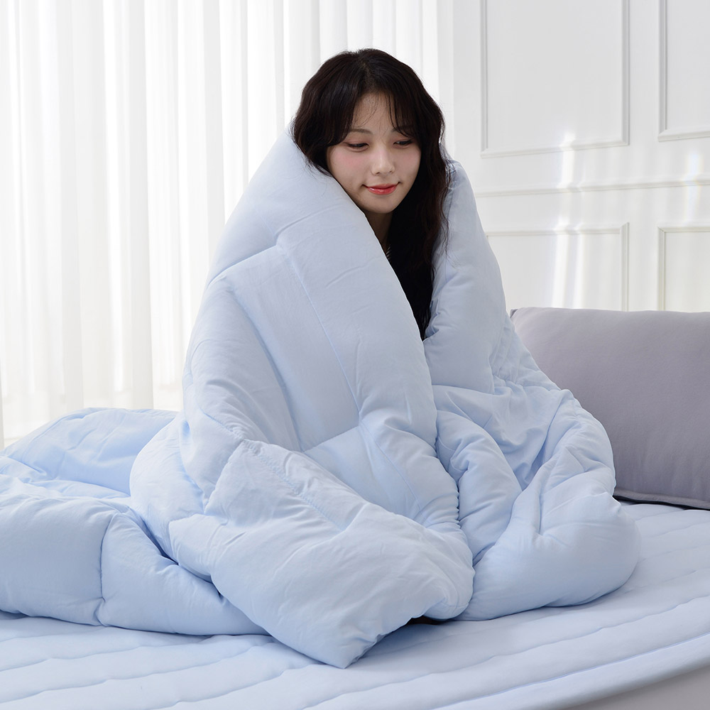 오코텍스 비건 사계절 8컬러 먼지없는 항균 이불세트 SS (패드+이불+베게커버)