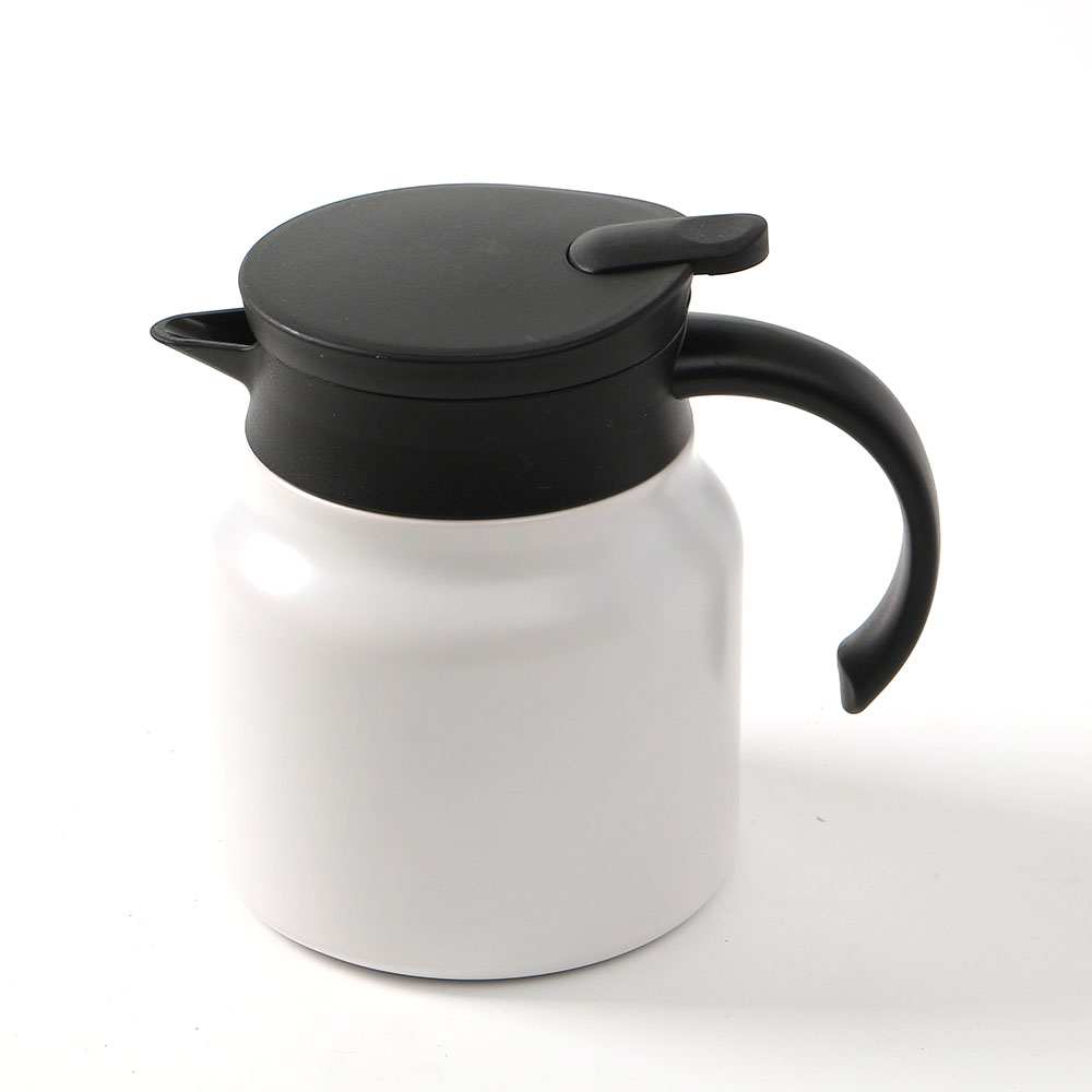 웨어티 이중진공 보온 주전자( 750 ml) (화이트) 보온보 냉주 보냉 공보 온주 - 상품 이미지