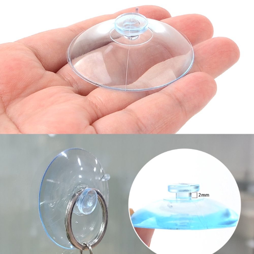 흡착판 걸이형 압착 고무 큐방 고리 45 mm 250개 파우치 화장품 다용도 속옷 - 상품 이미지