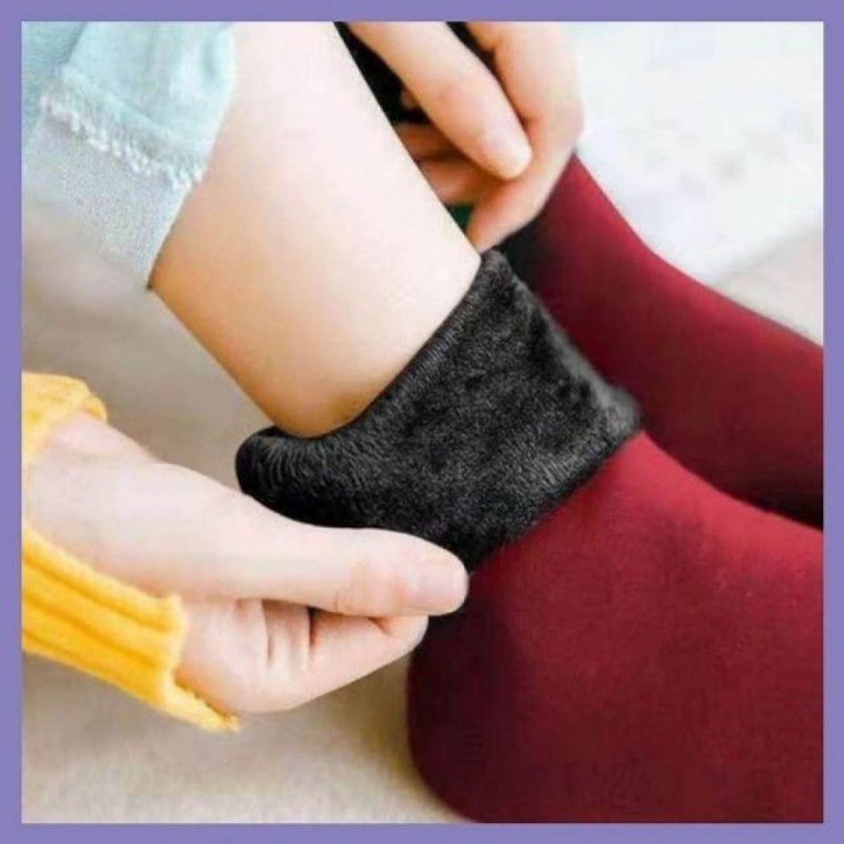 기모 발끝 퍼삭스 양말 따뜻 윈터 코 보온 겨울 따뜻 발끝 따뜻한 양말 - 상품 이미지