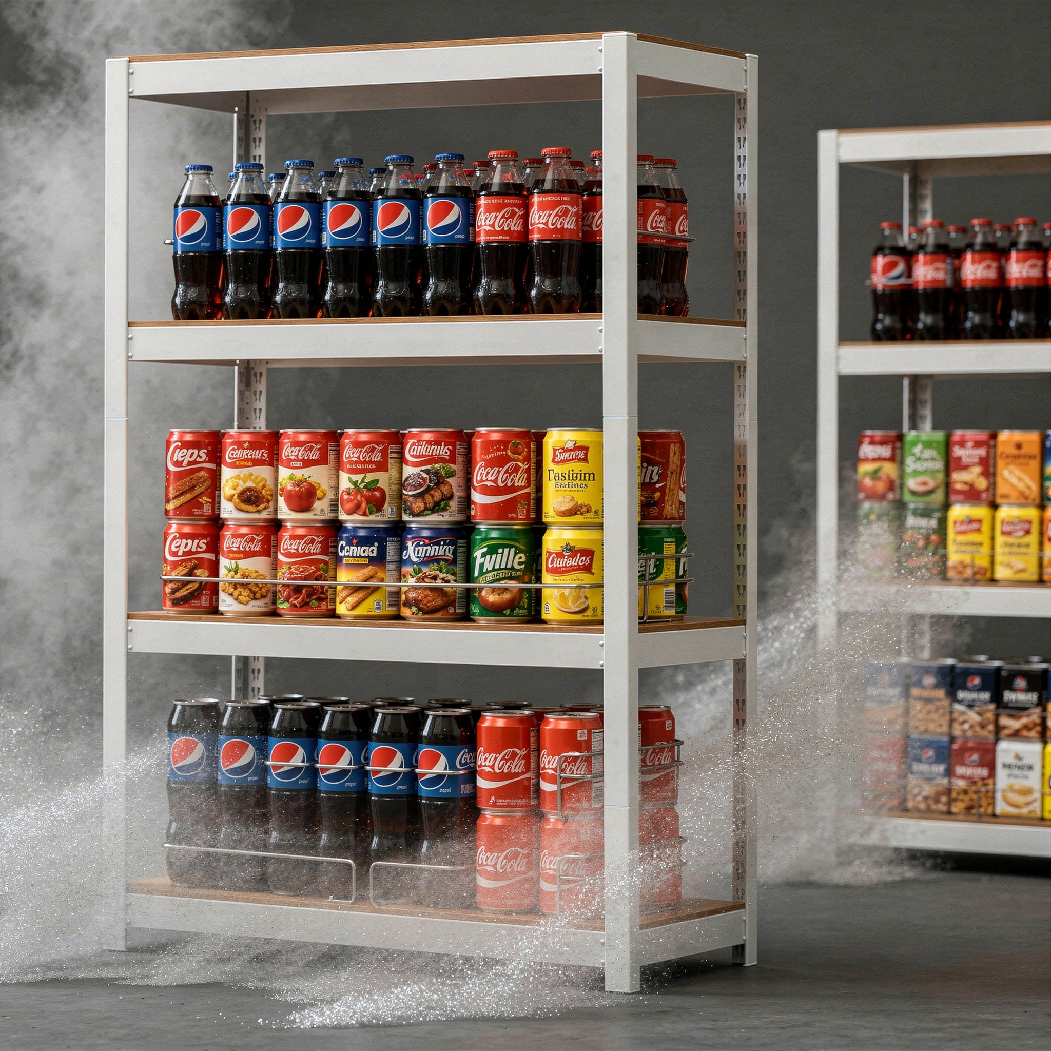 코스트코선반 스피드랙 철제선반 조립식 앵글 베란다 창고 무볼트 건조기 3030605단