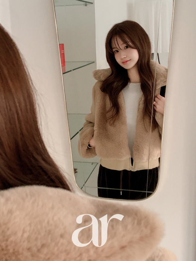 시어링 퍼 카라 집업 점퍼 jp752 - 상세 이미지 3