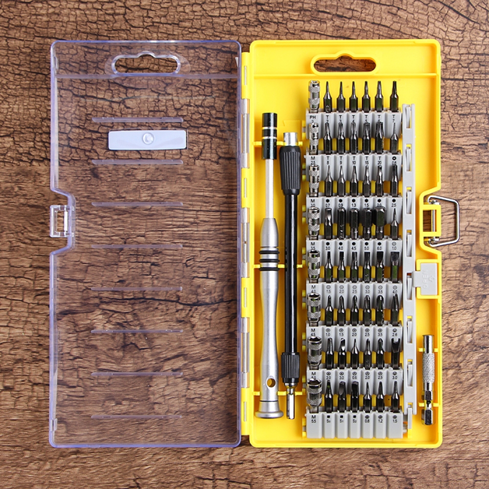 아이언 스파이더 정밀 드라이버 56종 세트 비트 도라이버 십자드라이버 일자 공구 수공구 - 상품 이미지