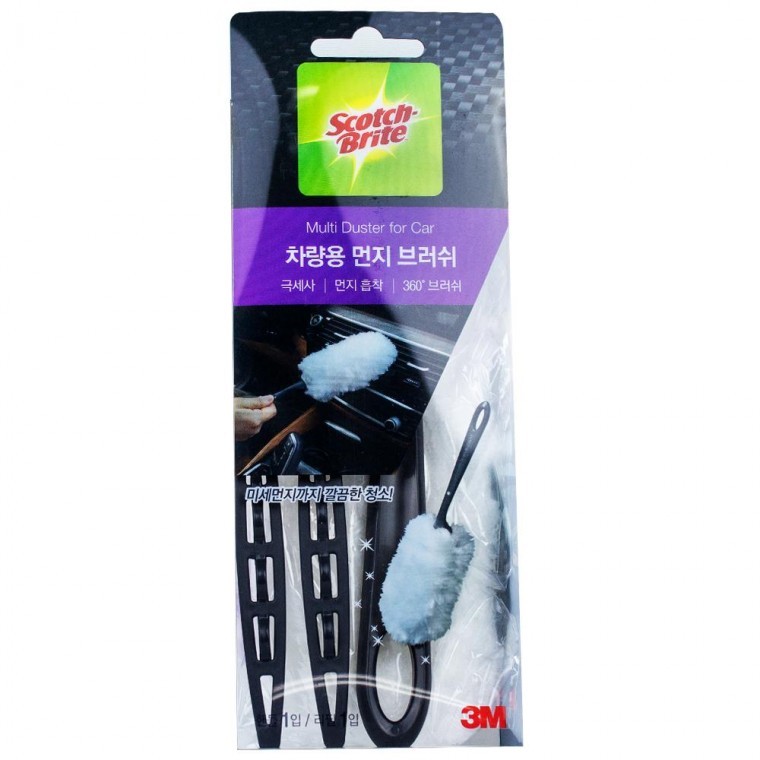 3M 스카치브라이트 차량용 먼지 브러쉬 세트 - 메인 이미지