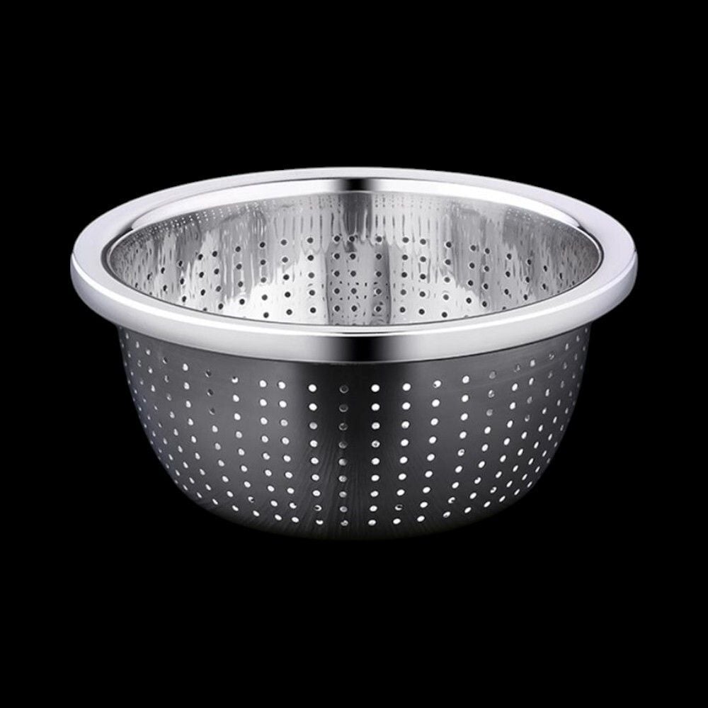 베이직 스텐 타공 채반 (26cm) DK97 - 상품 이미지