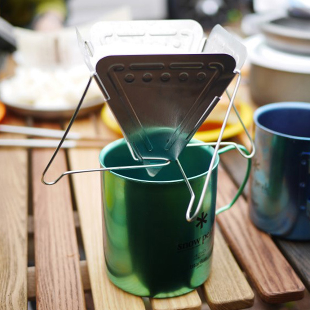 접이식 캠핑 커피 드리퍼 드립퍼 용품 등산 핸드 스테인리스