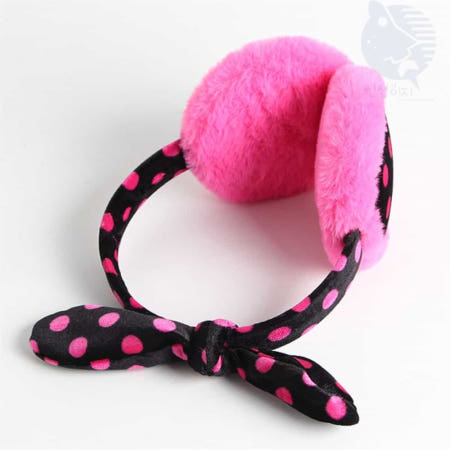 신선EASY 귀싸개 겨울귀마개 땡땡이 귀마개