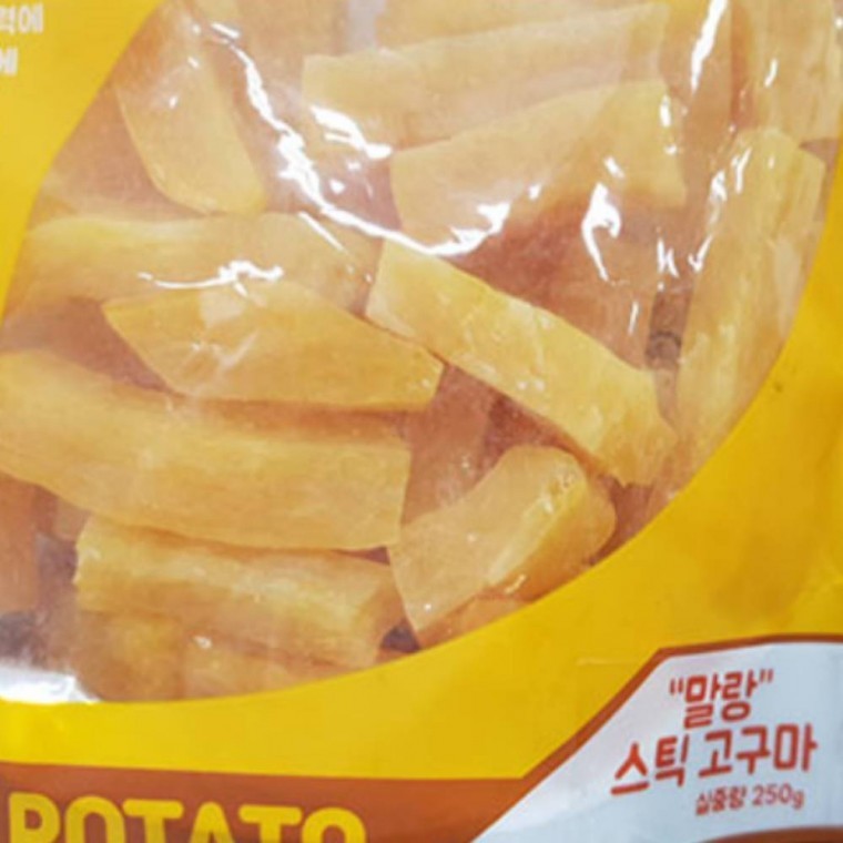 말랑고구마 스틱 250g 반려동물간식 강아지고구마간식 - 메인 이미지