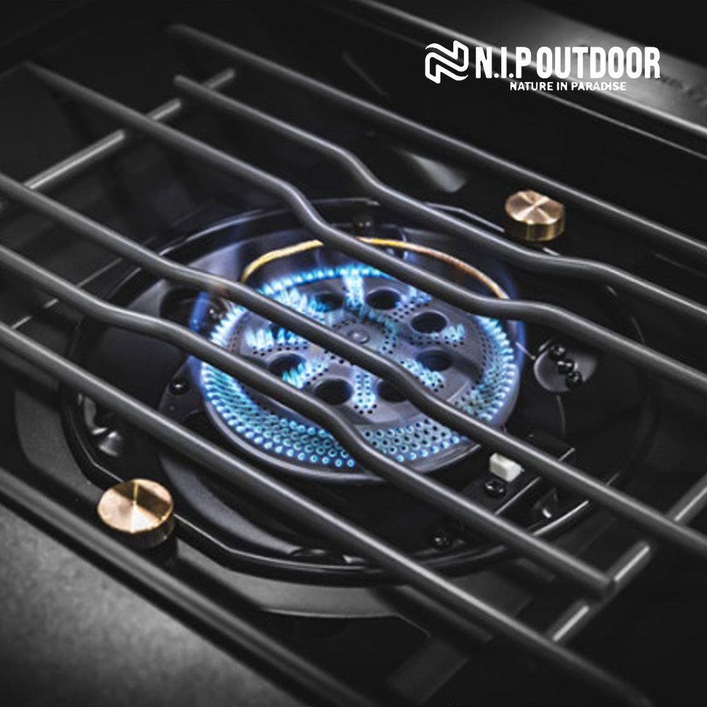 N.I.P 파워 플랫버너 강염 IGT 원버너 플레이트 액출 블랙