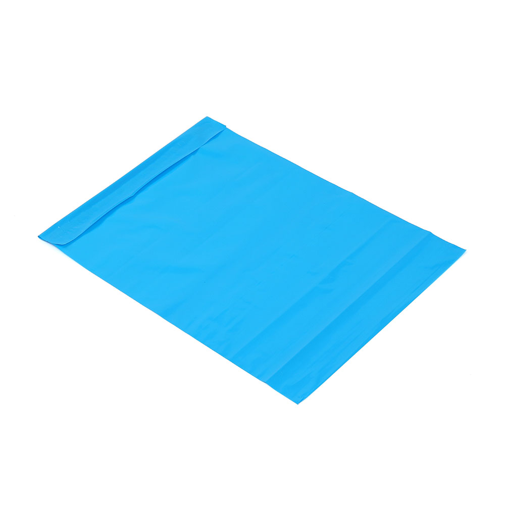 LDPE 택배 포장 봉투 100매( 35x 48 cm) (블루) 비닐 봉지 포장지 - 상품 이미지