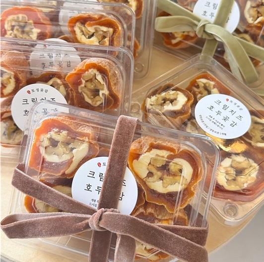 상주 곶감 크림치즈 호두말이(2팩) 디저트 실속형 답례품 선물세트 제품 이미지