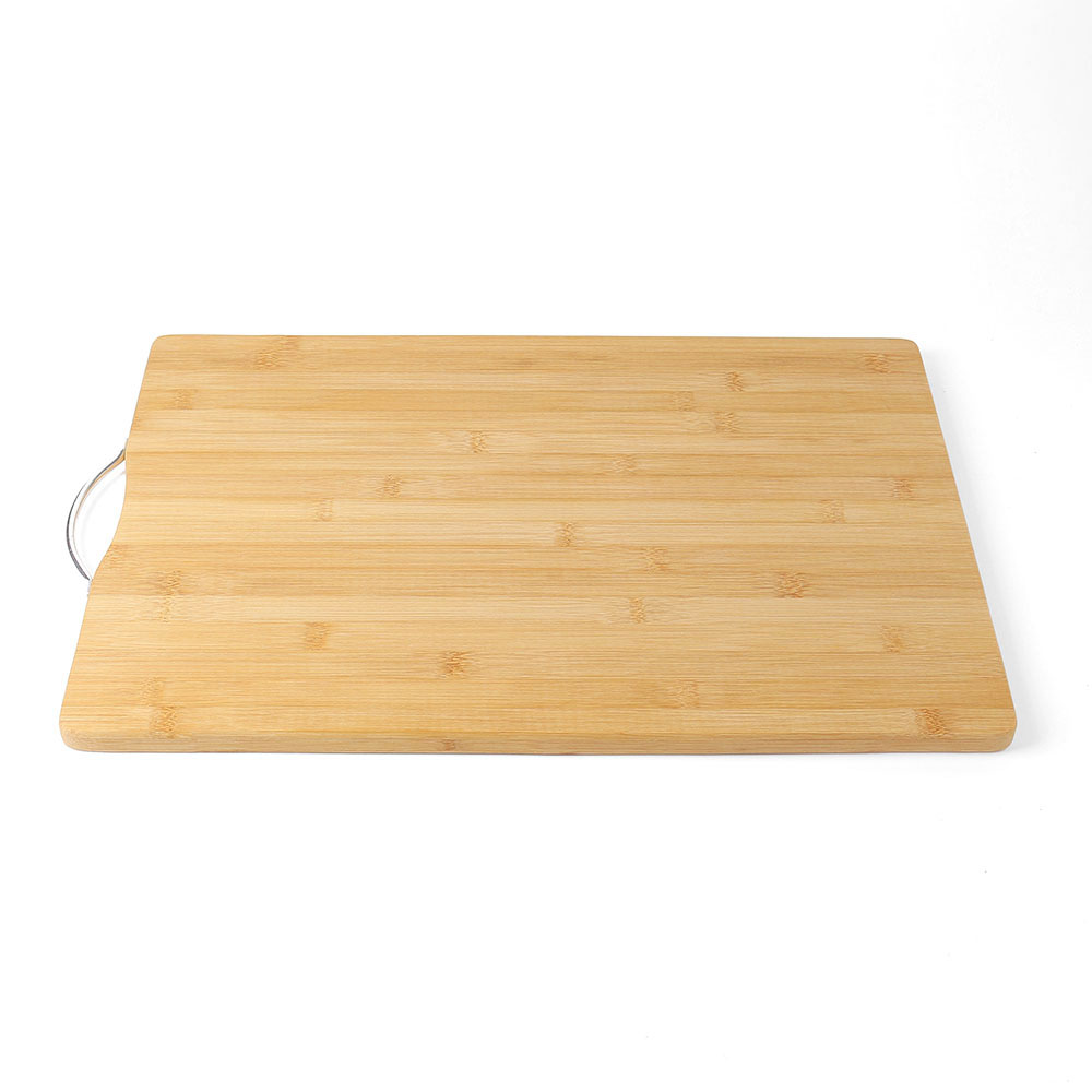 하이 핸들 대나무 주방 우드 도마 (50x 34 cm) 위생 원목도마 플레이팅 양면 - 상품 이미지
