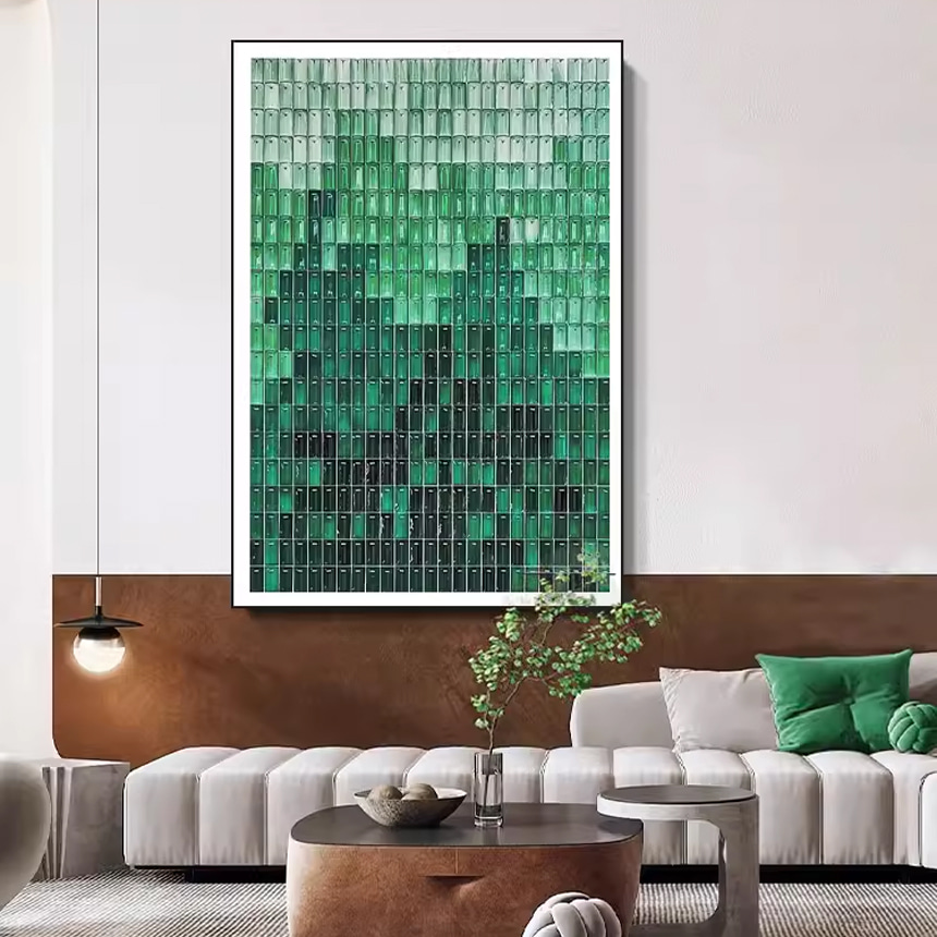 에메랄드 시티 그림 인테리어 거실 액자 100cm - 상세 이미지 4