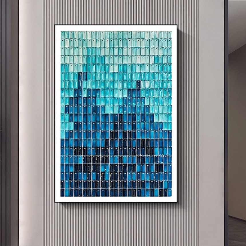 에메랄드 시티 그림 인테리어 거실 액자 100cm - 상세 이미지 3