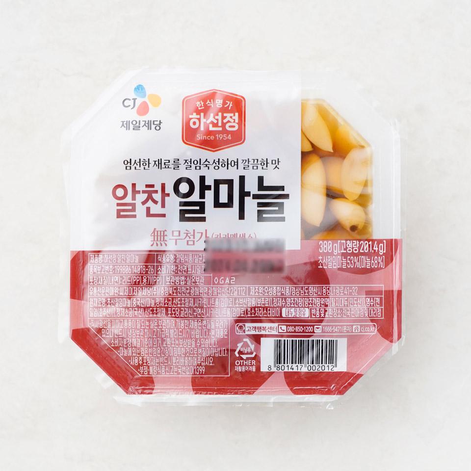 메가마트 CJ 하선정 알찬 알마늘 380g - 상품 이미지