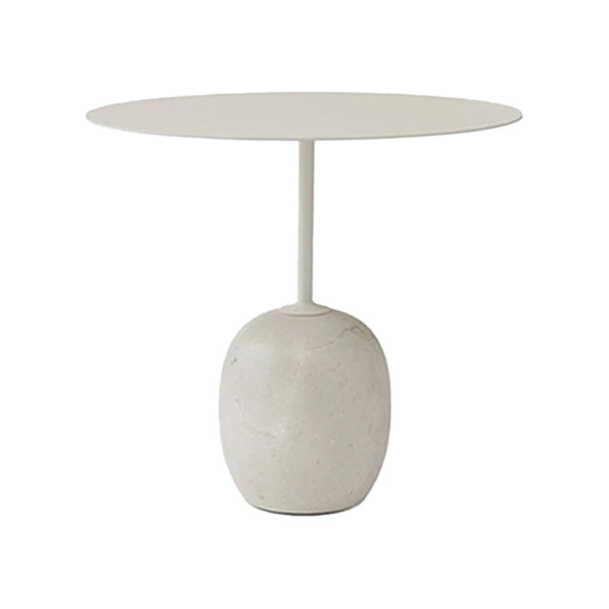 라토 대리석 원형 타원형 사이드 테이블 Tradition LN8 Lato Coffee Table - 상품 이미지