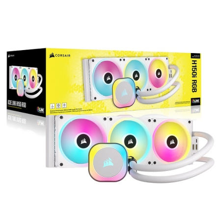 커세어 iCUE LINK H150i RGB (WHITE)