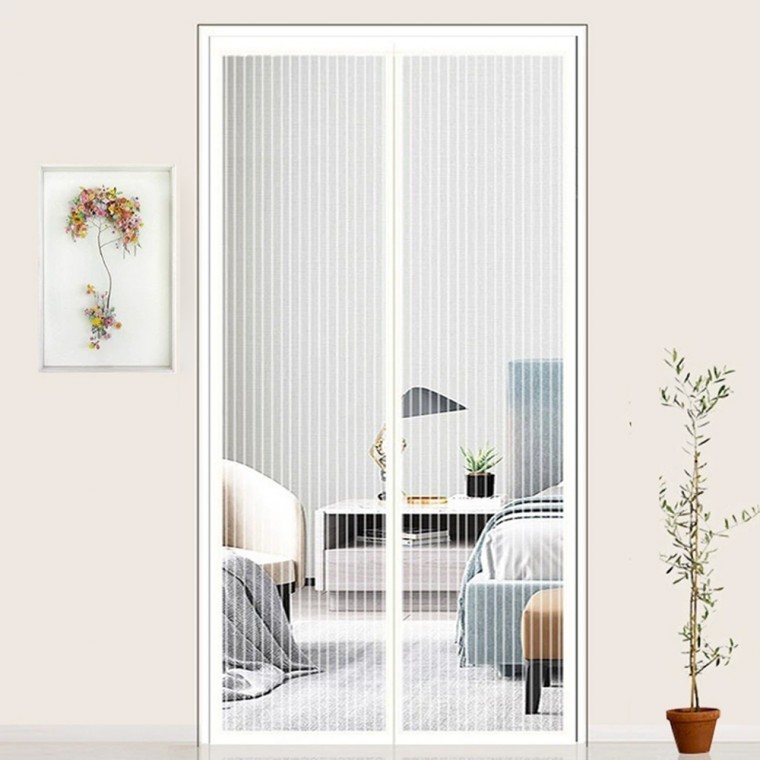 모기안녕 자석 문 모기장 문발 현관 방충망 120x210cm - 상품 이미지