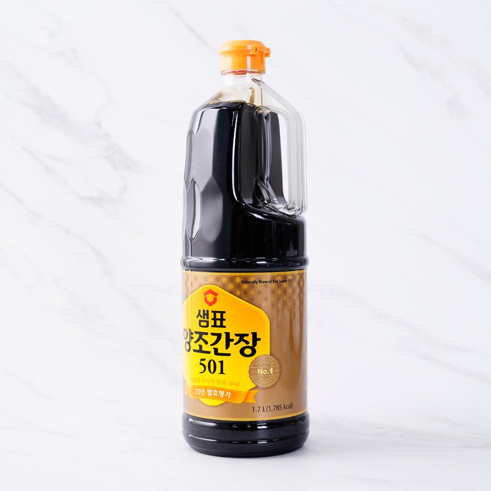 메가마트 샘표 양조간장(501) 1.7L+500ml - 상세 이미지 2
