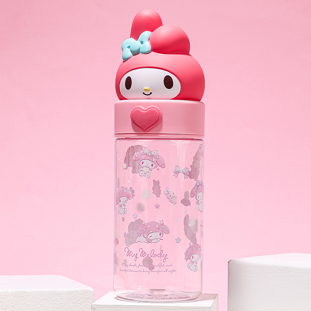 산리오 페이스팝 트라이탄 물통 초등 물병 500ml, 마이멜로디 - 상품 이미지