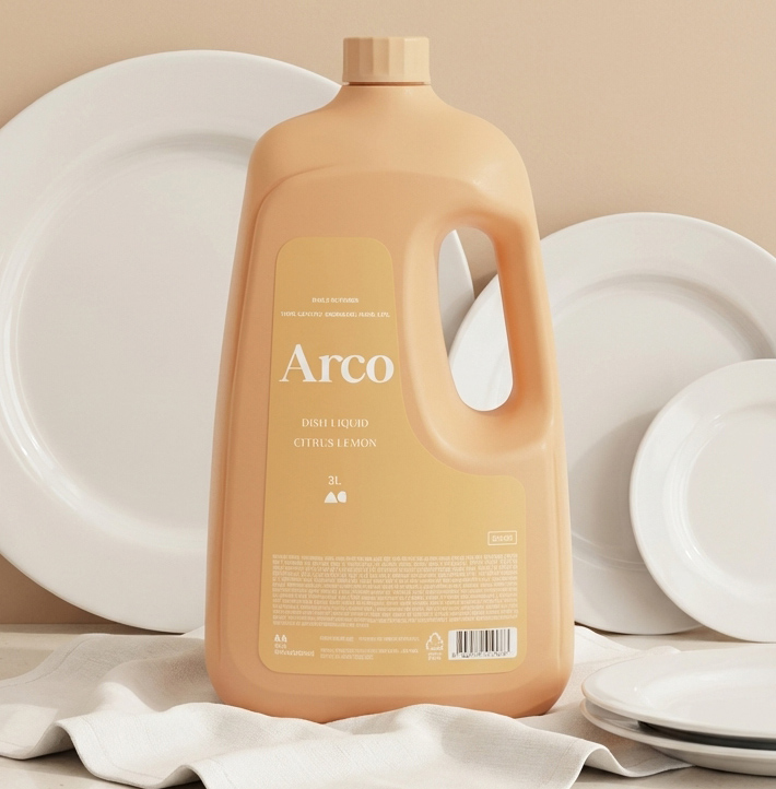 아르꼬 대용량 주방세제 3L 2개+2개 레몬향 과일세척 설거지 제품 이미지