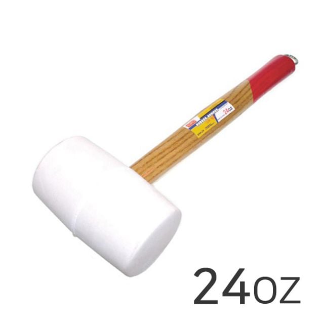 코이코 KRH_24W 화이트 고무 망치 24oz KOIKO - 상품 이미지