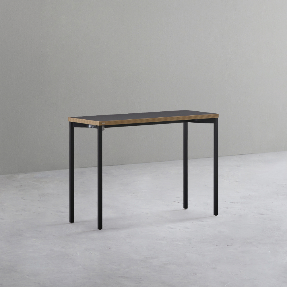 데스커 베이직 책상 1000x400mm, 빈티지블랙 - 상품 이미지