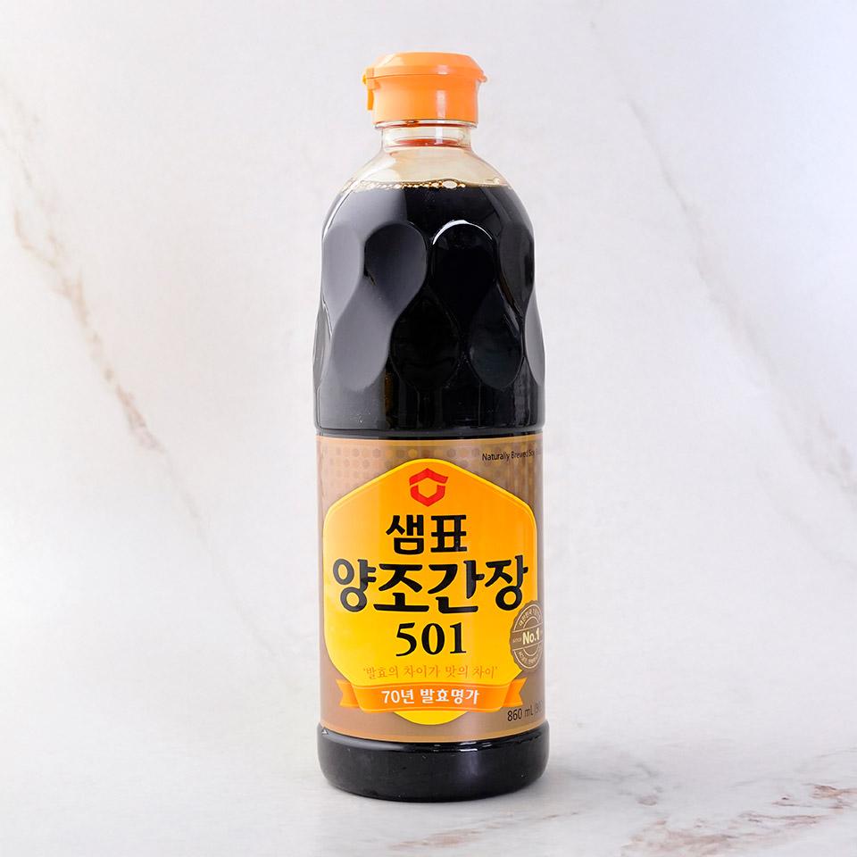 메가마트 샘표 양조간장(501) 860ml - 상품 이미지