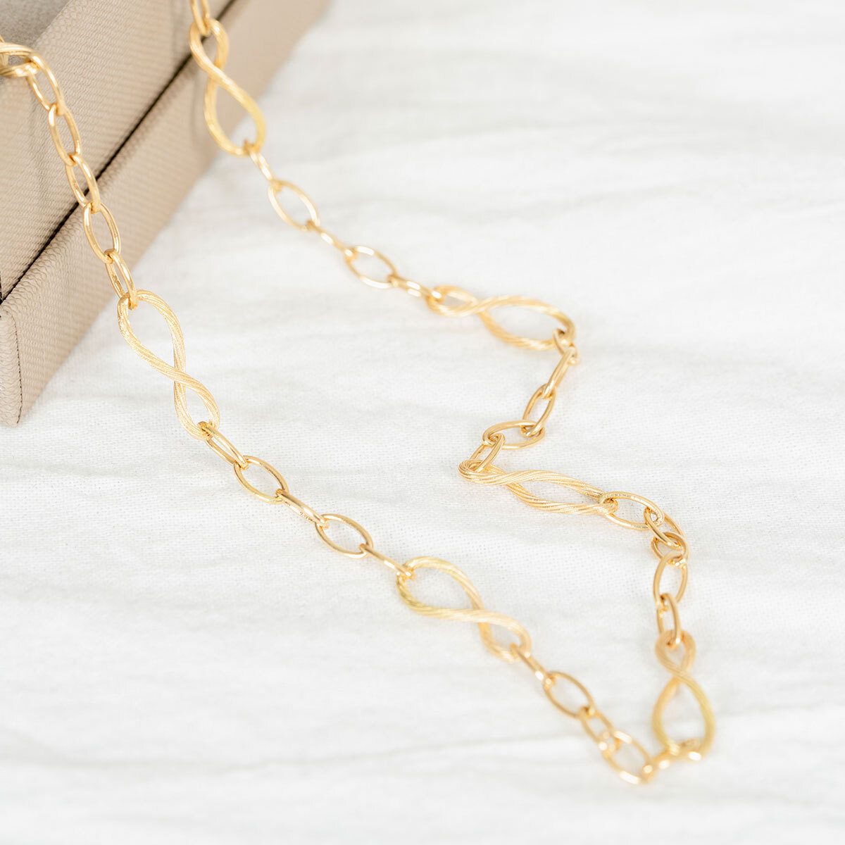 [파플] 옐로우믹스 다이아몬드 테일 포인트 체인 목걸이 14K 18K - 상세 이미지 5