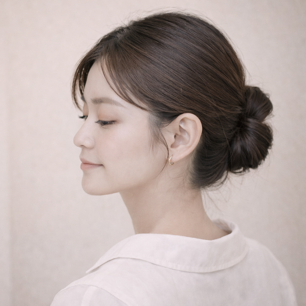 로우번 스타일링 헤어집게핀 마블 꼬임 데일리 올림머리핀 이미지 2