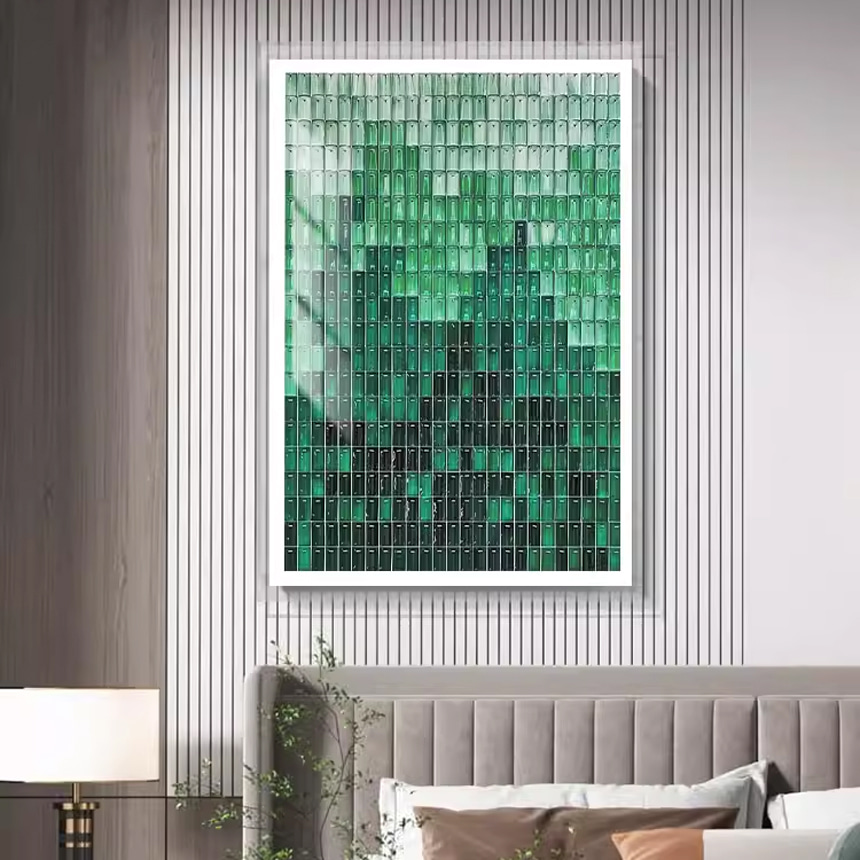 에메랄드 시티 그림 인테리어 거실 액자 100cm 이미지 6