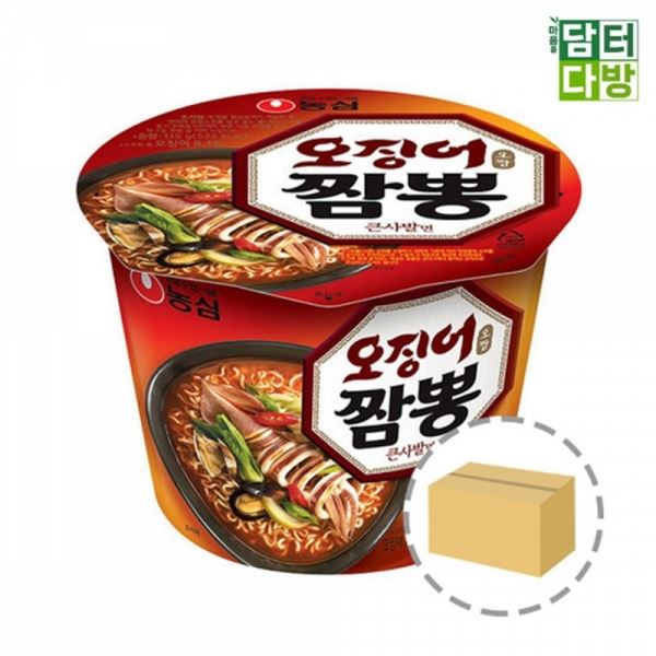 농심 1BOX 16컵 큰사발 오징어짬뽕 - 상품 이미지