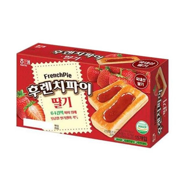 후렌치파이 192g 15입 딸기맛 해태제과 - 상품 이미지