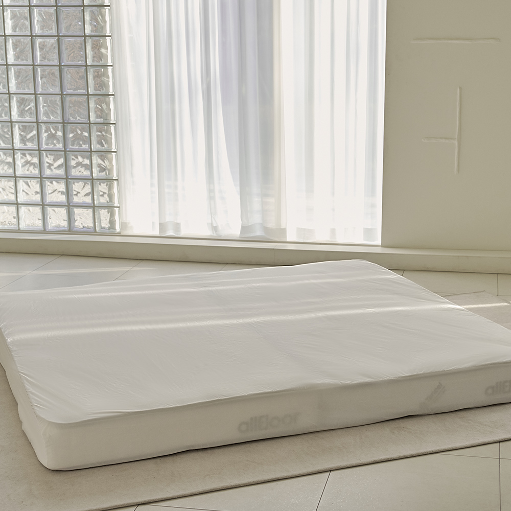 호텔식 무형광 매트리스 방수 커버 화이트, SS+SS (220x200x35)
