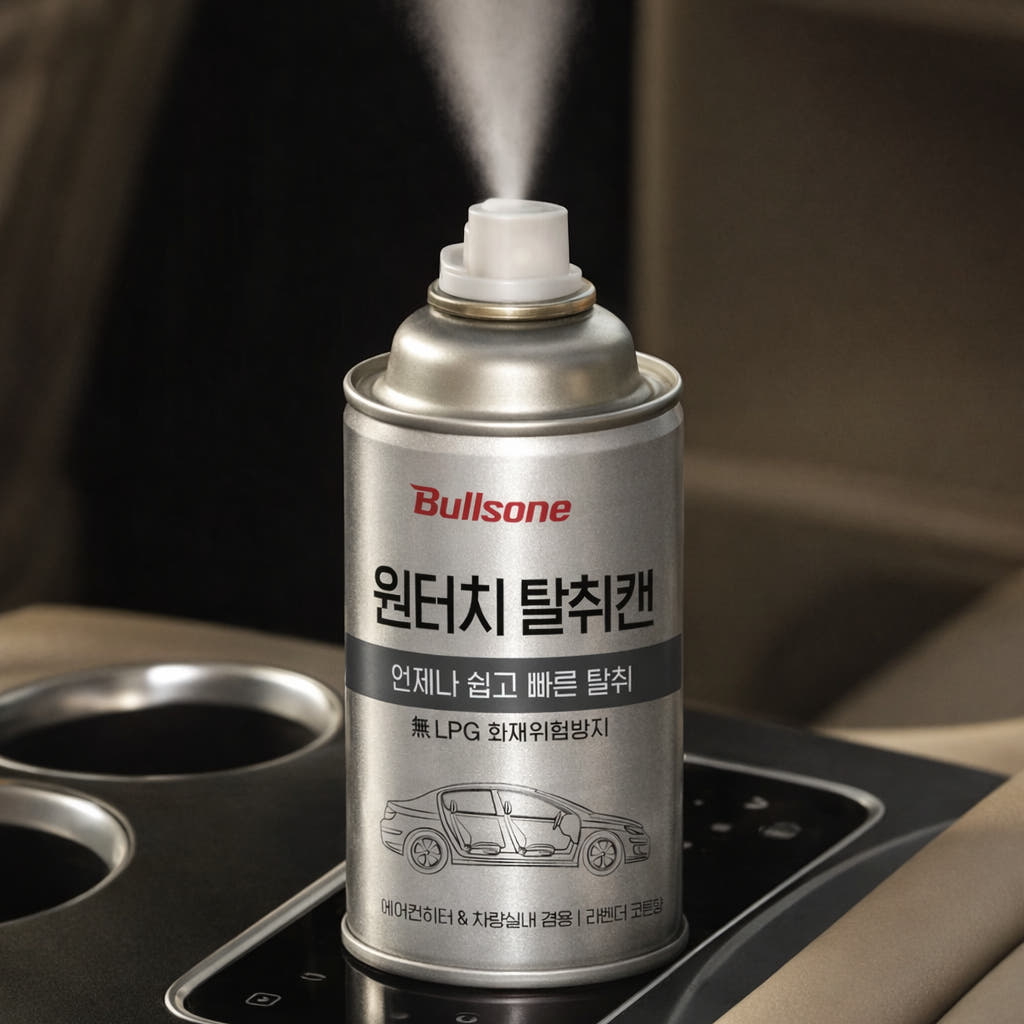 Bullsone공식몰 불스원 살라딘 원터치 탈취캔 연막탈취제