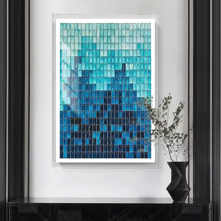 에메랄드 시티 그림 인테리어 거실 액자 100cm 이미지 7