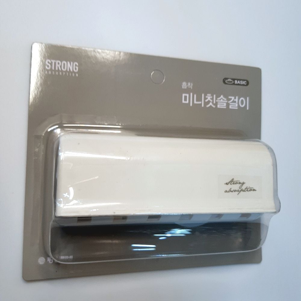 스트롱 흡착 미니칫솔걸이 칫솔홀더 칫솔거치대 - 메인 이미지