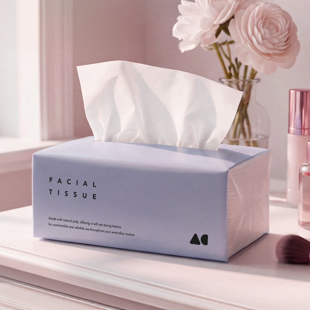 올챌린지 뽑아쓰는 미용티슈 바이올렛 250매 6개입 곽휴지 곽티슈