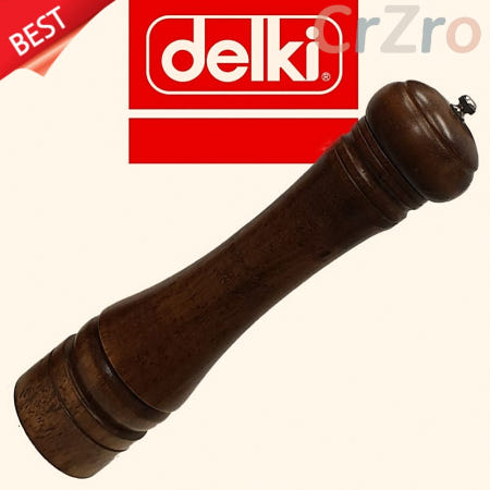 델키 향신료 그라인드통 12호 페파밀 우드 수동 분쇄기 조미료 후추 소금 원목 양념통