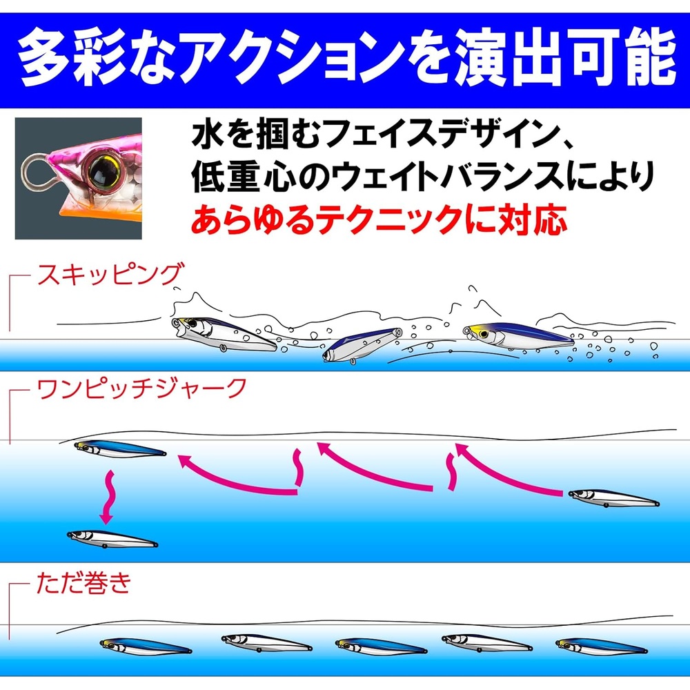듀엘 하드코어 몬스터샷 S 싱킹펜슬 65~140mm 바다루어 원투용 이미지 6