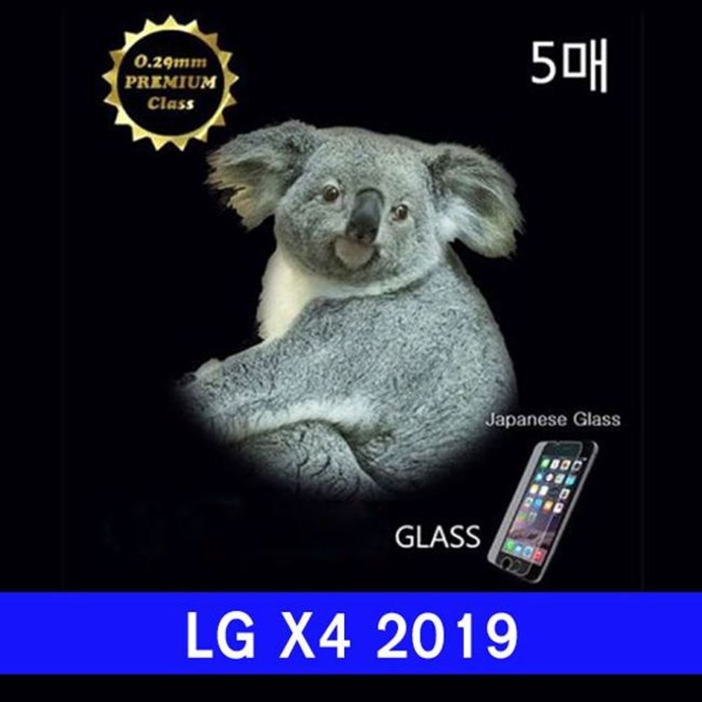 X4 9H LG 2019 X420 5매 프리미엄 강화유리 KK X42019 - 상품 이미지
