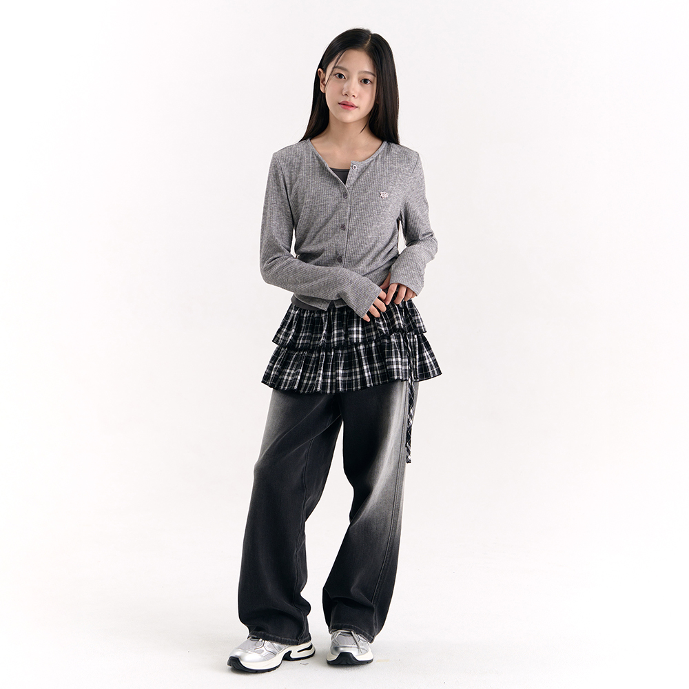 [더데이걸] 와이드 뒤테일 데님 TGTJ25W05_7358 - 상세 이미지 2