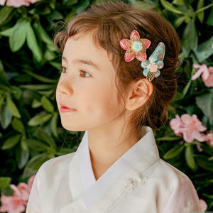 유아 여아 아기 아동 한복 머리띠 헤어핀 머리핀 악세사리 장식 장신구 명... 육아맘 솔직 후기 | 실사용 리뷰 - 상품 이미지 4